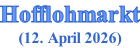 Hofflohmarkt (12. April 2026)