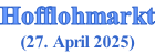 Hofflohmarkt (27. April 2025)