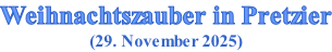 Weihnachtszauber in Pretzier (29. November 2025)